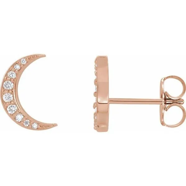 Crescent Moon Earrings Clater Jewelers Louisville, KY