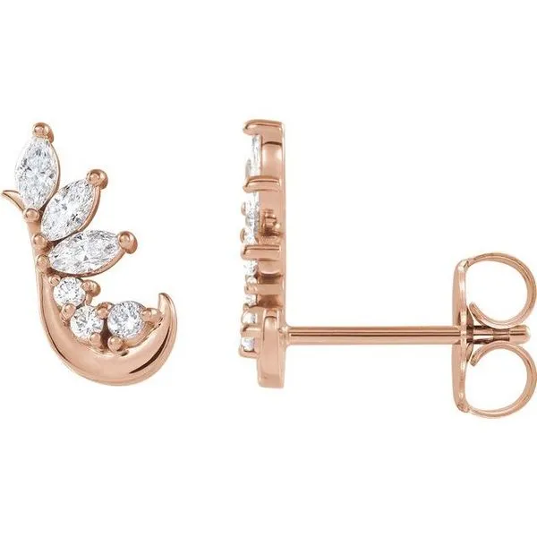 Accented Ear Climbers Moseley Diamond Showcase Inc Lexington, SC