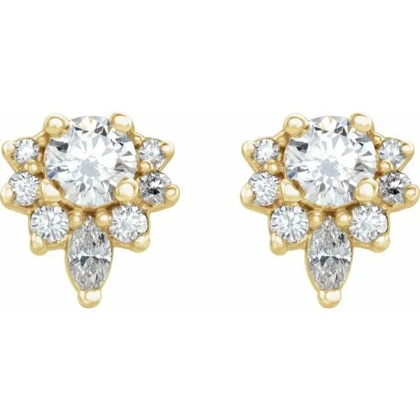 Accented Earrings Image 2 Long Jewelers Chesapeake, VA