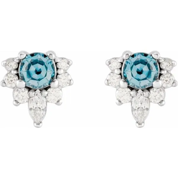 Accented Earrings Image 2 Long Jewelers Chesapeake, VA