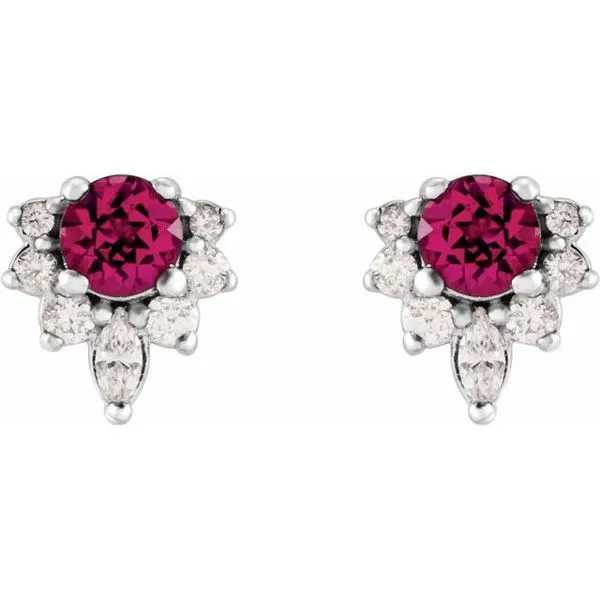 Accented Earrings Image 2 Long Jewelers Chesapeake, VA