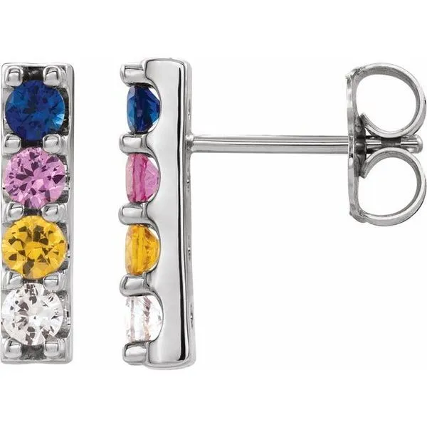 Accented Bar Earrings J. Meredith Jewelers Delafield, WI