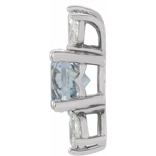 Accented Pendant Image 2 Linwood Custom Jewelers Linwood, NJ