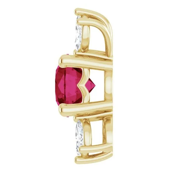 Accented Pendant Image 3 Hopman Jewelers Elkhart, IN