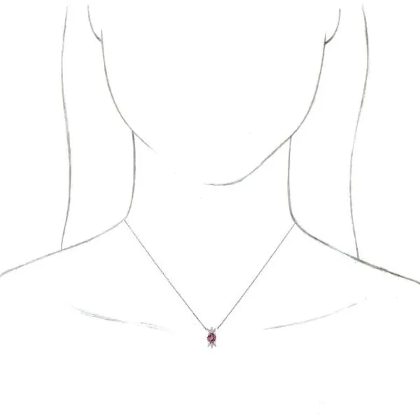 Accented Necklace Image 3 Rasmussen Jewelers Spanish Fork, UT