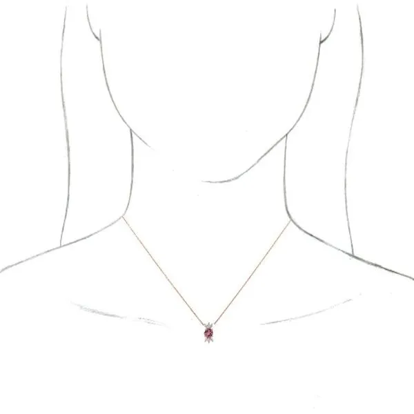 Accented Necklace Image 3 Rick's Jewelers California, MD