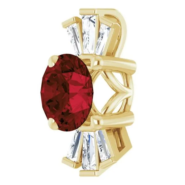 Accented Pendant Image 2 Michael's Jewelry North Wilkesboro, NC