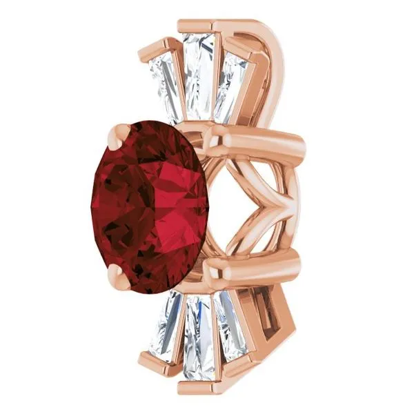 Accented Pendant Image 2 Rick's Jewelers California, MD