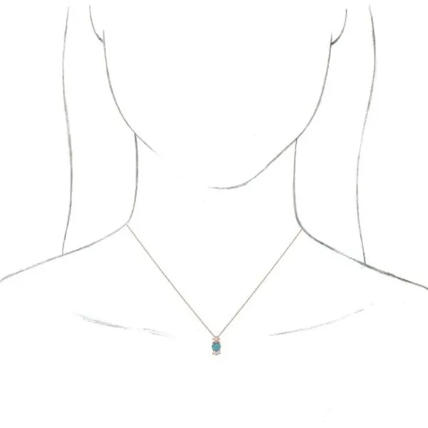 Accented Necklace Image 3 Hopman Jewelers Elkhart, IN