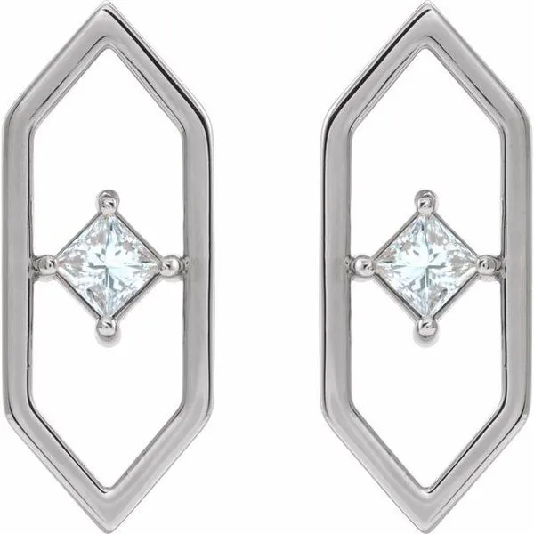Geometric Earrings Image 2 Hopman Jewelers Elkhart, IN