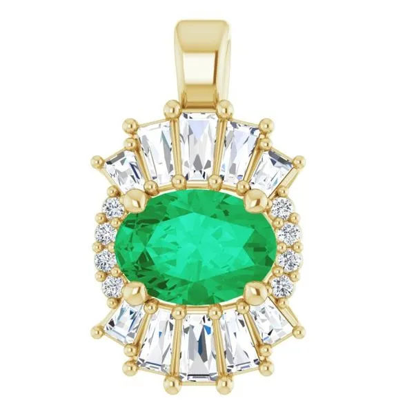 Halo-Style Pendant Rick's Jewelers California, MD