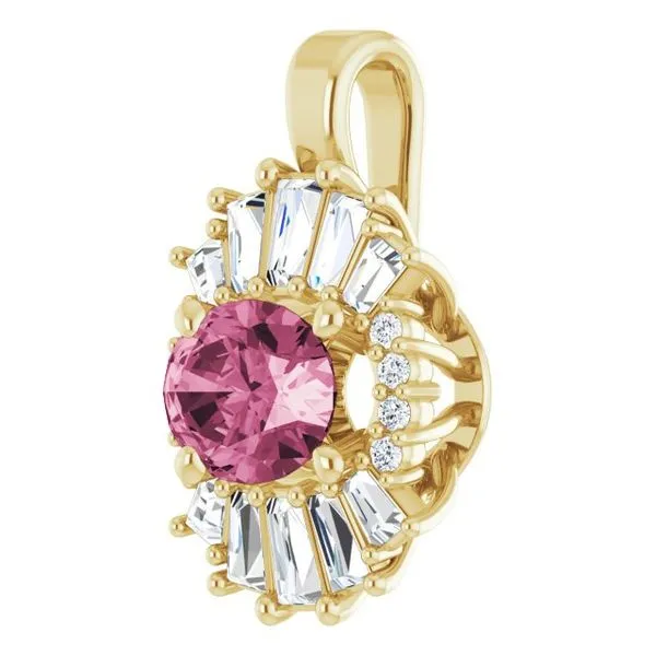 Halo-Style Pendant Image 2 Hopman Jewelers Elkhart, IN