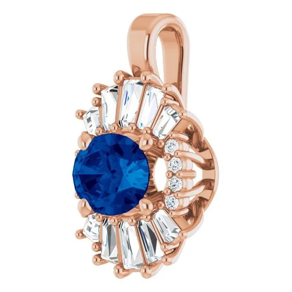 Halo-Style Pendant Image 2 Long Jewelers Chesapeake, VA