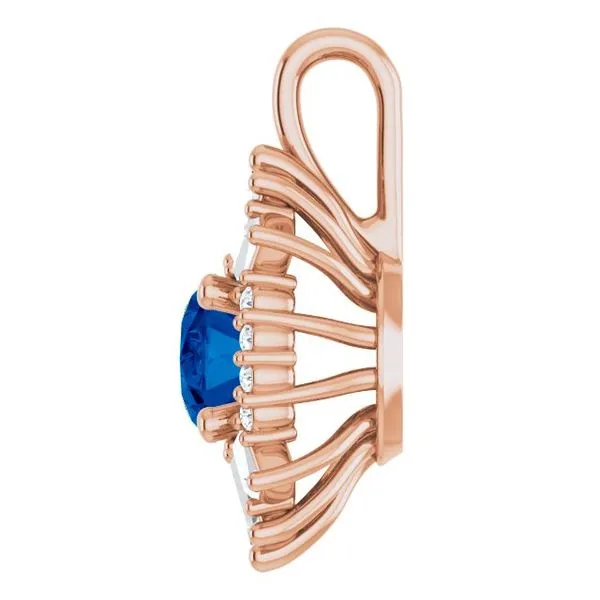 Halo-Style Pendant Image 3 Rasmussen Jewelers Spanish Fork, UT