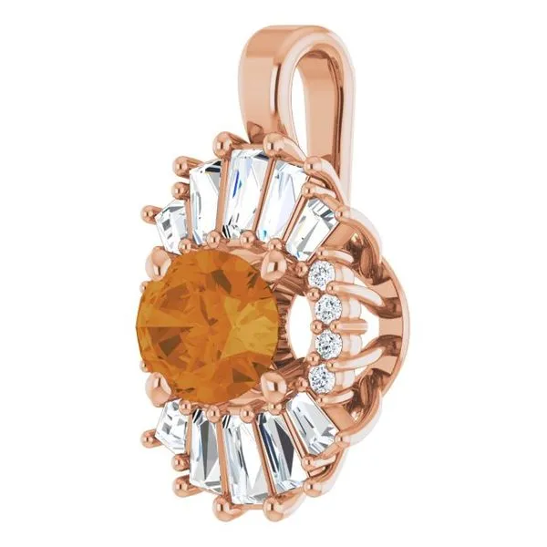 Halo-Style Pendant Image 2 G.G. Gems, Inc. Scottsdale, AZ