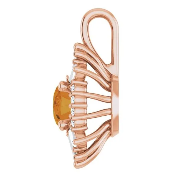 Halo-Style Pendant Image 3 Long Jewelers Chesapeake, VA