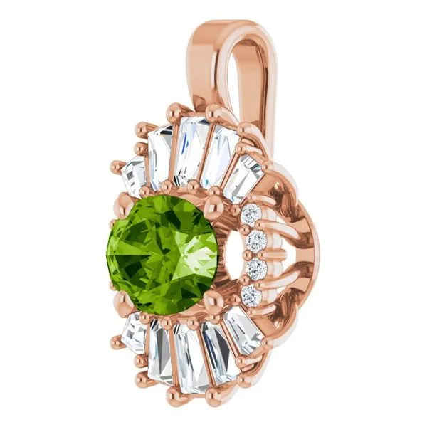 Halo-Style Pendant Image 2 D'Errico Jewelry Scarsdale, NY