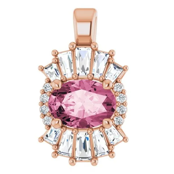 Halo-Style Pendant Long Jewelers Chesapeake, VA