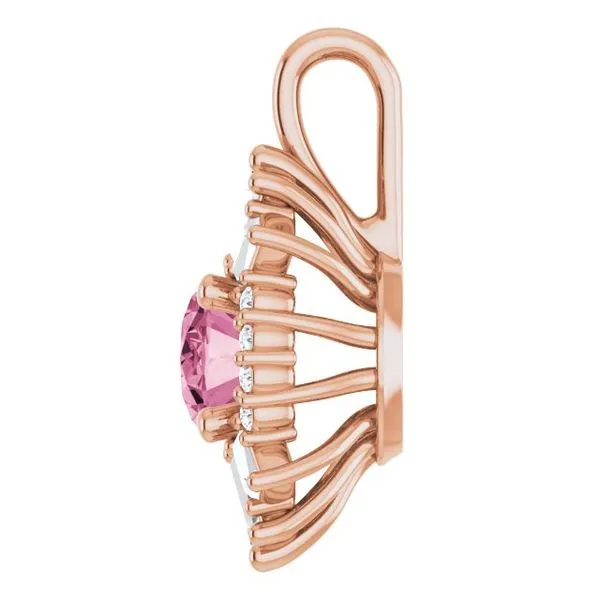 Halo-Style Pendant Image 3 J. Meredith Jewelers Delafield, WI