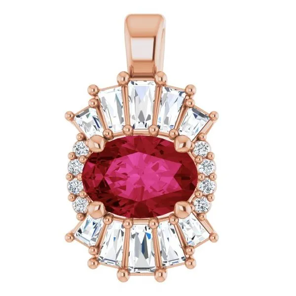 Halo-Style Pendant Rick's Jewelers California, MD