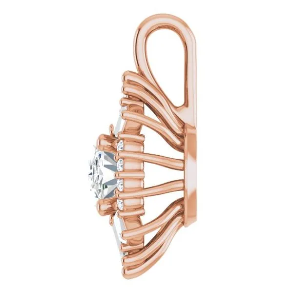 Halo-Style Pendant Image 3 Rasmussen Jewelers Spanish Fork, UT