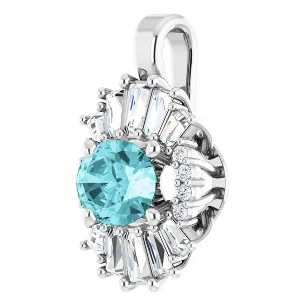 Halo-Style Pendant Image 2 Hopman Jewelers Elkhart, IN