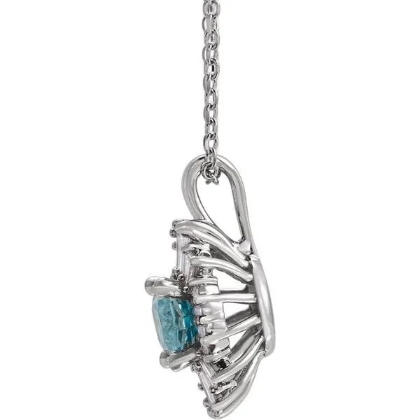 Halo-Style Necklace Image 2 D'Errico Jewelry Scarsdale, NY