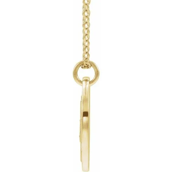 Lotus Necklace Image 2 Rick's Jewelers California, MD