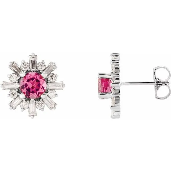 Halo-Style Star Earrings John E. Koller Jewelry Designs owasso, OK