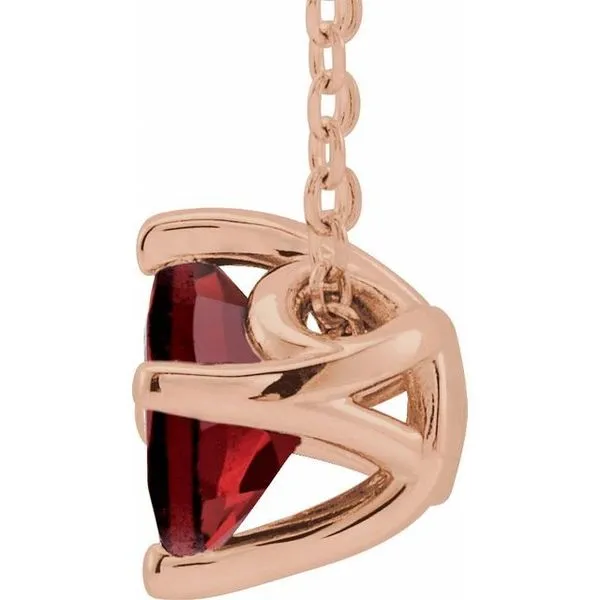 Solitaire Necklace or Slide Pendant Image 2 Hopman Jewelers Elkhart, IN