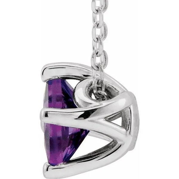 Solitaire Necklace or Slide Pendant Image 2 Rick's Jewelers California, MD