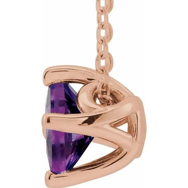 Solitaire Necklace or Slide Pendant Image 2 Rick's Jewelers California, MD