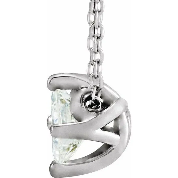Solitaire Necklace or Slide Pendant Image 2 Rick's Jewelers California, MD