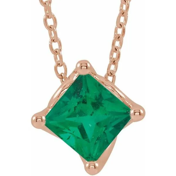 Solitaire Necklace or Slide Pendant Hopman Jewelers Elkhart, IN