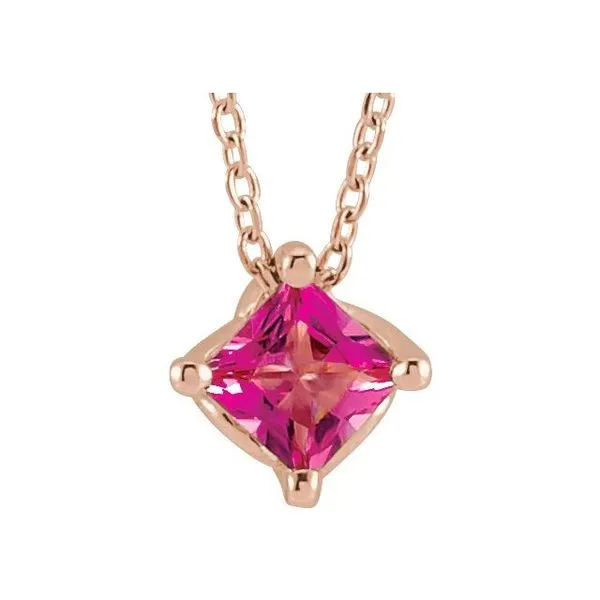 Solitaire Necklace or Slide Pendant Hopman Jewelers Elkhart, IN