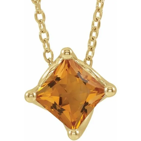 Solitaire Necklace or Slide Pendant Long Jewelers Chesapeake, VA
