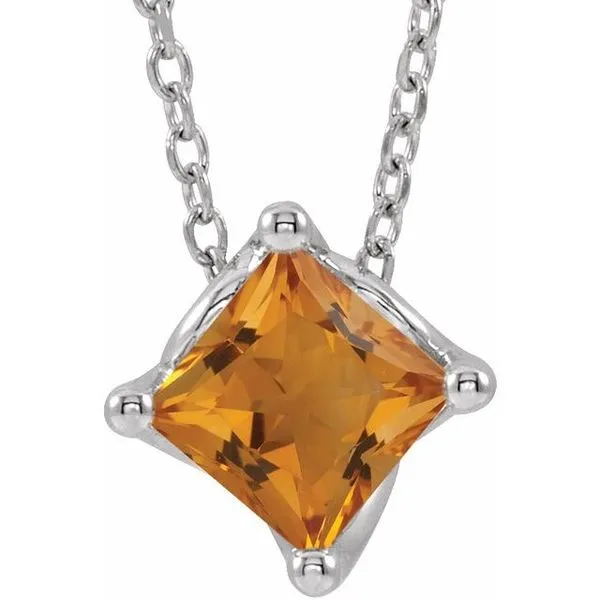 Solitaire Necklace or Slide Pendant Hopman Jewelers Elkhart, IN