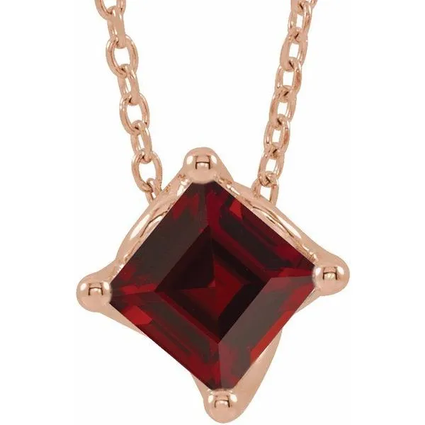 Solitaire Necklace or Slide Pendant Hopman Jewelers Elkhart, IN