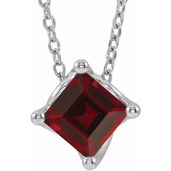 Solitaire Necklace or Slide Pendant J. Meredith Jewelers Delafield, WI