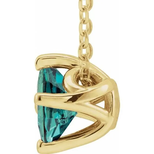 Solitaire Necklace or Slide Pendant Image 2 Hopman Jewelers Elkhart, IN