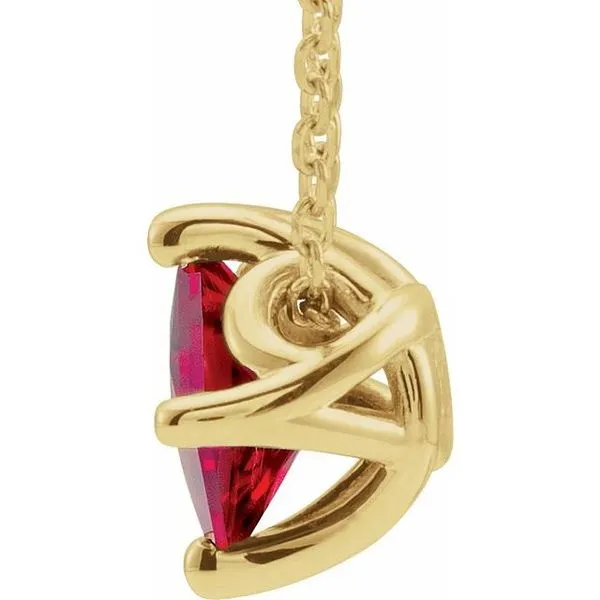 Solitaire Necklace or Slide Pendant Image 2 Cherry Street Jewelers Tulsa, OK