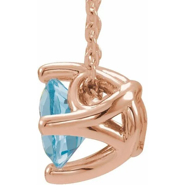 Solitaire Necklace or Slide Pendant Image 2 Hopman Jewelers Elkhart, IN