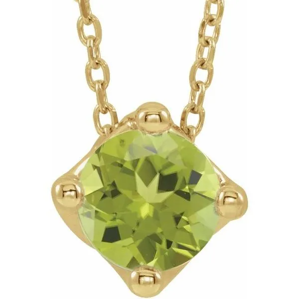 Solitaire Necklace or Slide Pendant Cherry Street Jewelers Tulsa, OK