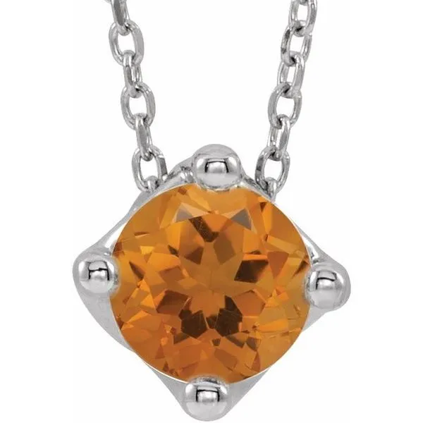 Solitaire Necklace or Slide Pendant Long Jewelers Chesapeake, VA