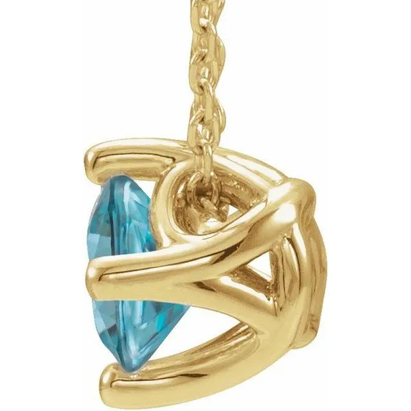 Solitaire Necklace or Slide Pendant Image 2 Long Jewelers Chesapeake, VA