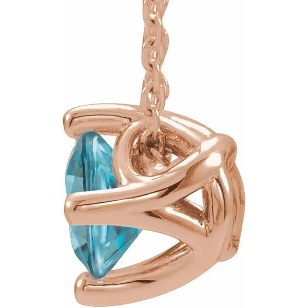 Solitaire Necklace or Slide Pendant Image 2 Milan's Jewelry Inc Sarasota, FL