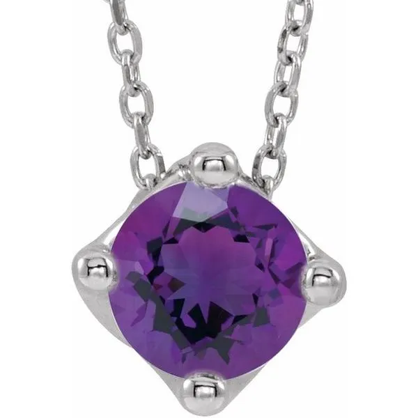 Solitaire Necklace or Slide Pendant Hopman Jewelers Elkhart, IN