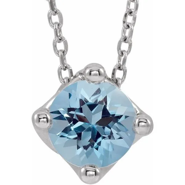 Solitaire Necklace or Slide Pendant Hopman Jewelers Elkhart, IN