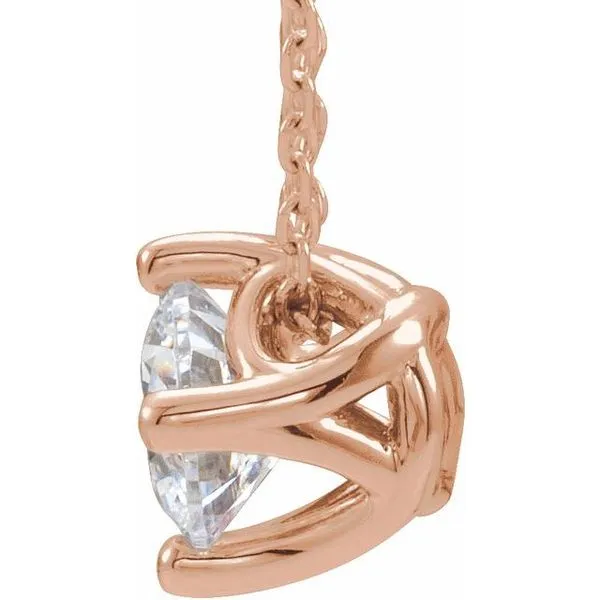 Solitaire Necklace or Slide Pendant Image 2 Moseley Diamond Showcase Inc Lexington, SC