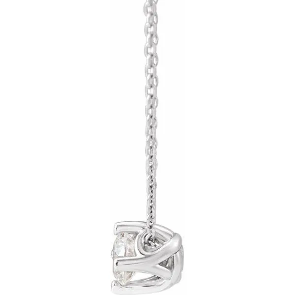 Solitaire Necklace or Slide Pendant Image 2 Rasmussen Jewelers Spanish Fork, UT